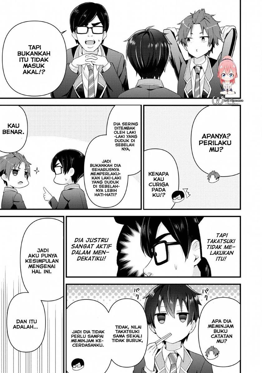 The Cute Girl Sitting Next to Me Is Trying to Make Me Fall in Love With Her as a Way to Ridicule Me, but the Tables Were Turned on Her Before She Knew It Chapter 04 Gambar 12